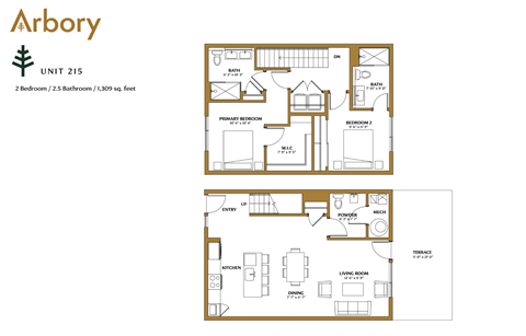 a floor plan of a unit for rent